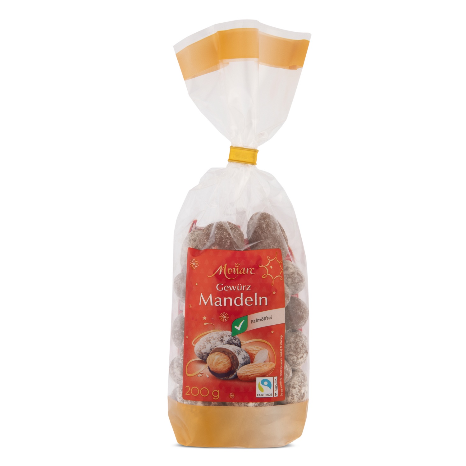 MONARC Edelnuss-Sortiment, Gewürzmandeln 200 g