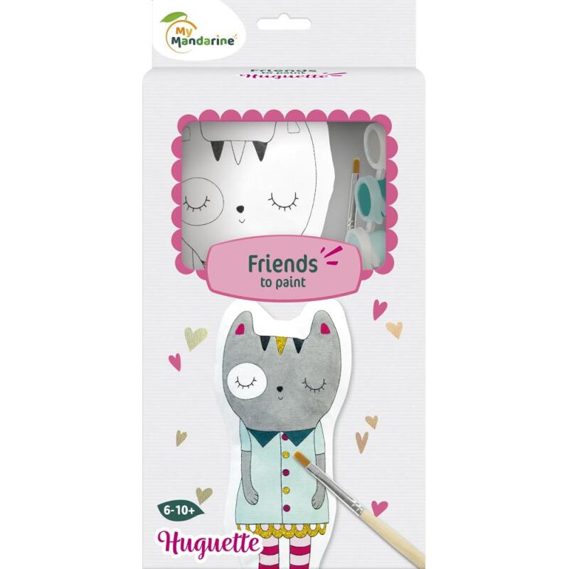 Friends to Paint, Huguette le Chat - Multicolore