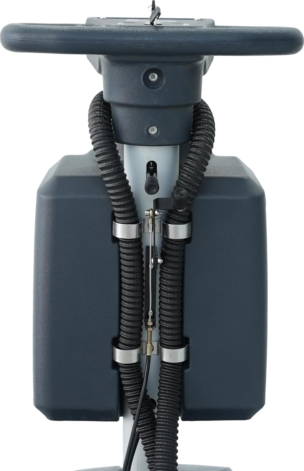 Scheuersaugmaschine DT30 handgeführte Reinigungsmaschine | Akku Bodenpoliermaschine Wischsauger mit 35 cm Bürstendurchmesser | gewerbliche Bohnermaschine