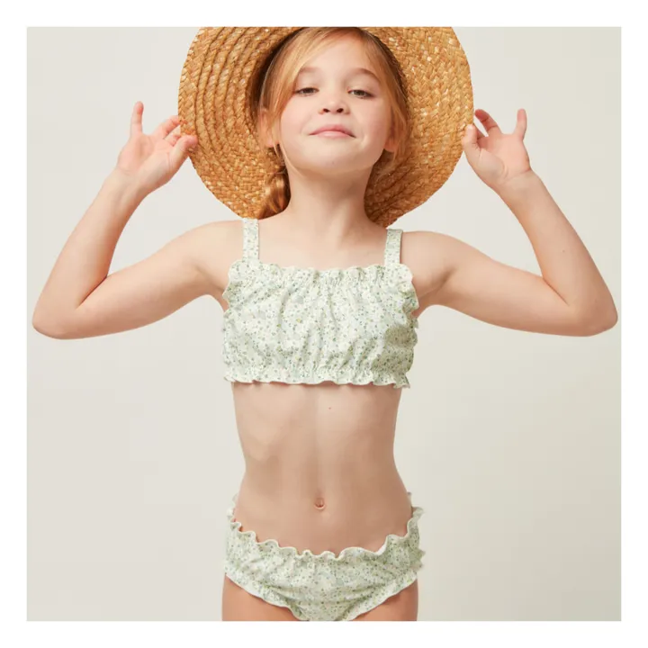 Minnow Maillot de Bain 2 Pièces Ruffle | Vert