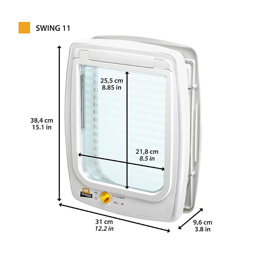 Porta Ferplast Swing 11 para cães e gatos