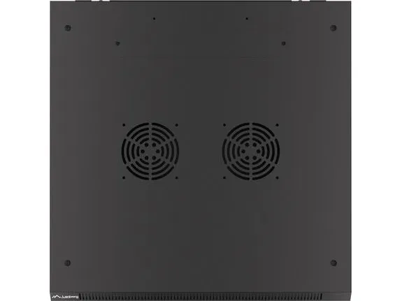 Lanberg - Rack kabinet - vægmonterbar - sort, RAL 9004 - 9U - 19