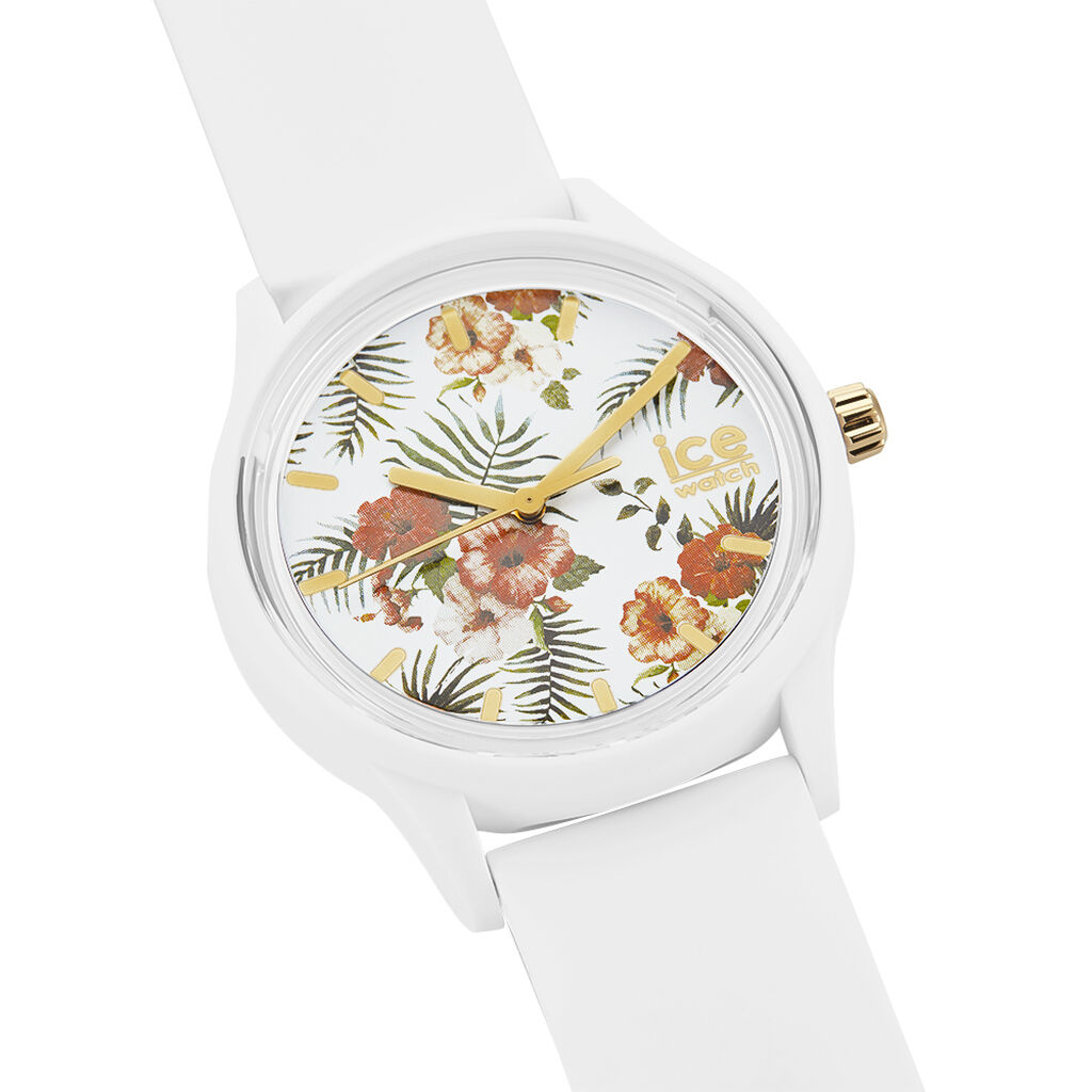 Montre Ice Watch Ice Solar Power Blanc