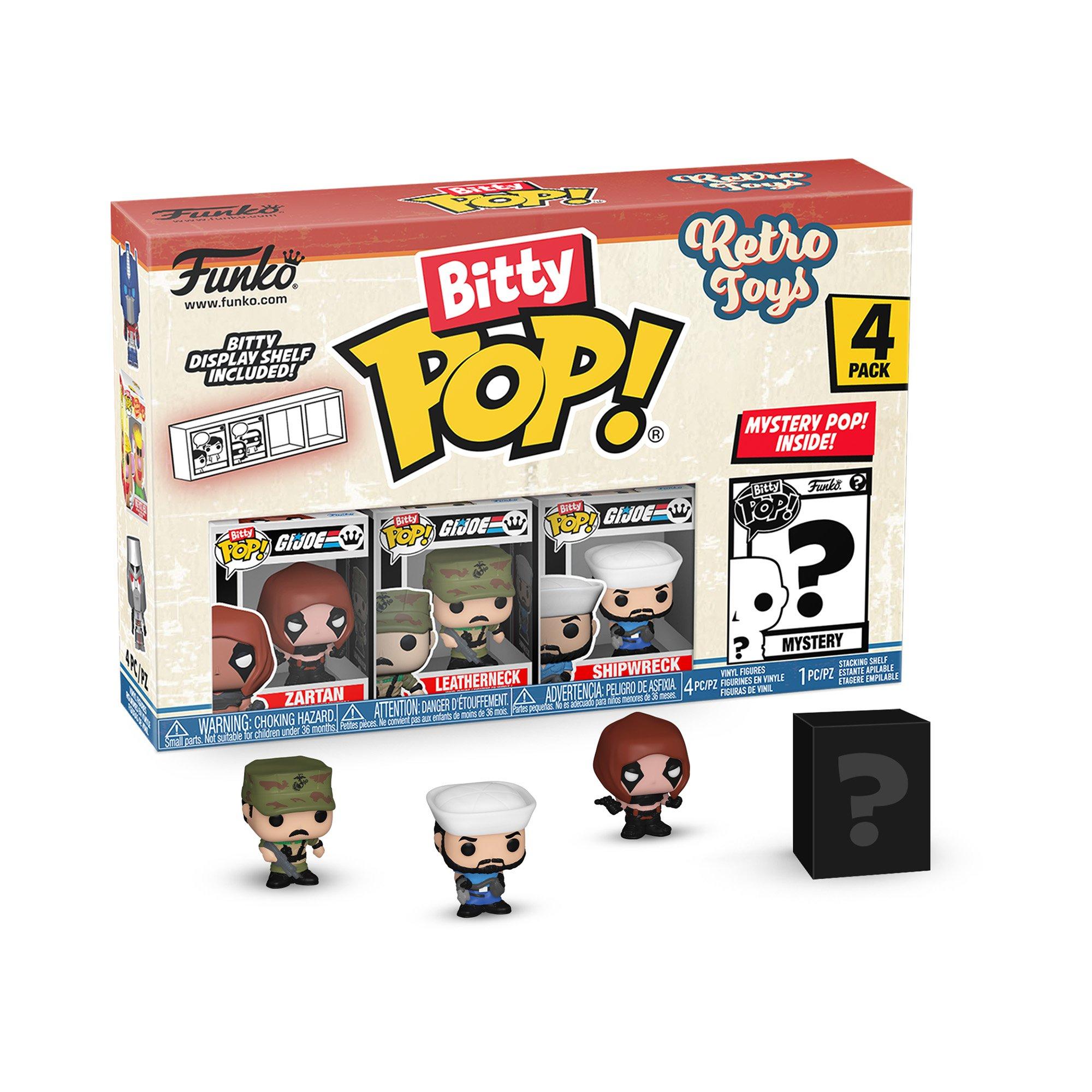 FUNKO GAME Bitty POP: Retro Toys GI Joe 4PK¿