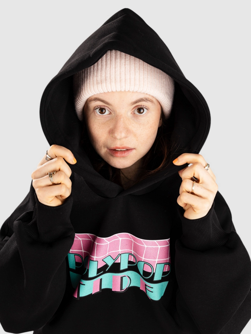Polypop Tide Hoodie black