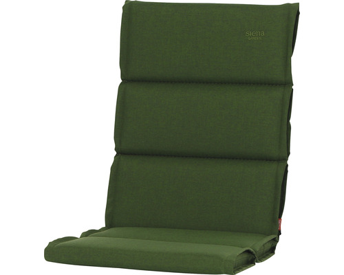 Lage rugleuning, solide groen design, olefine polypropyleen
