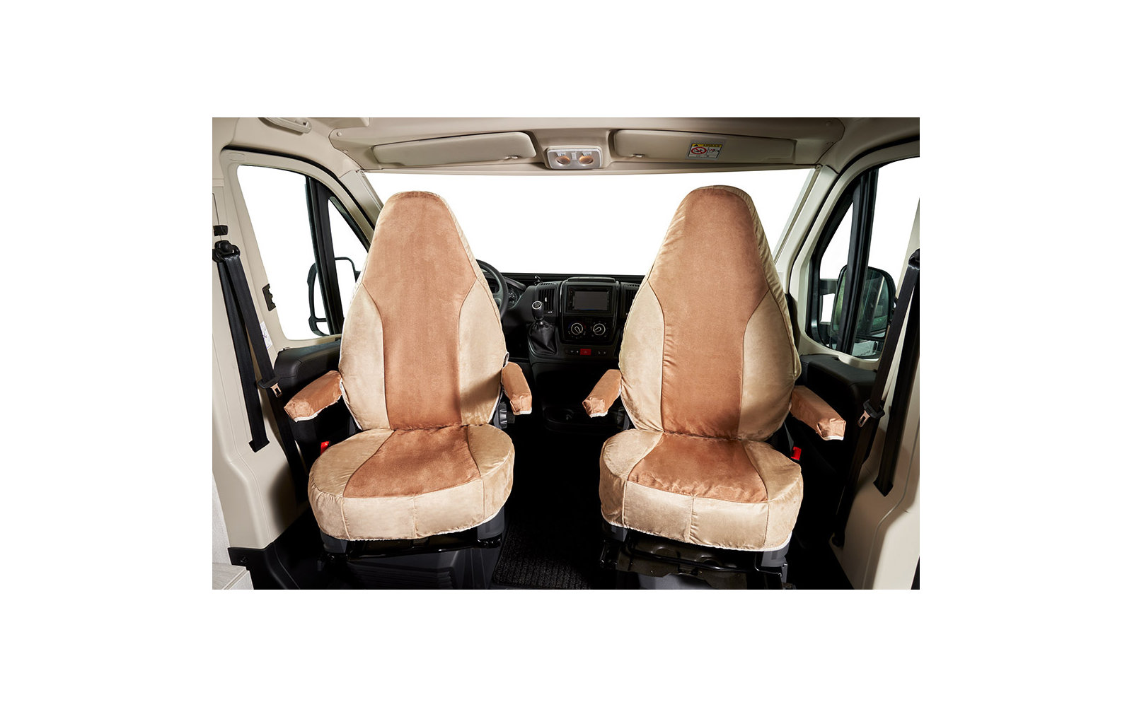 Hindermann Schonbezug 1 Stück für MB Sprinter Aguti Sitz beige/sand