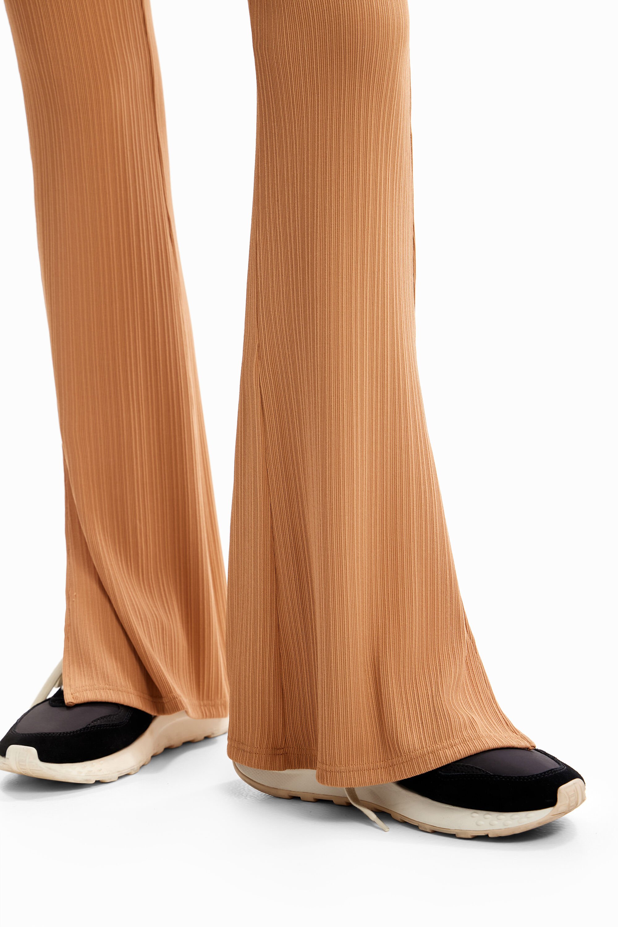 Pantalon évasé stretch