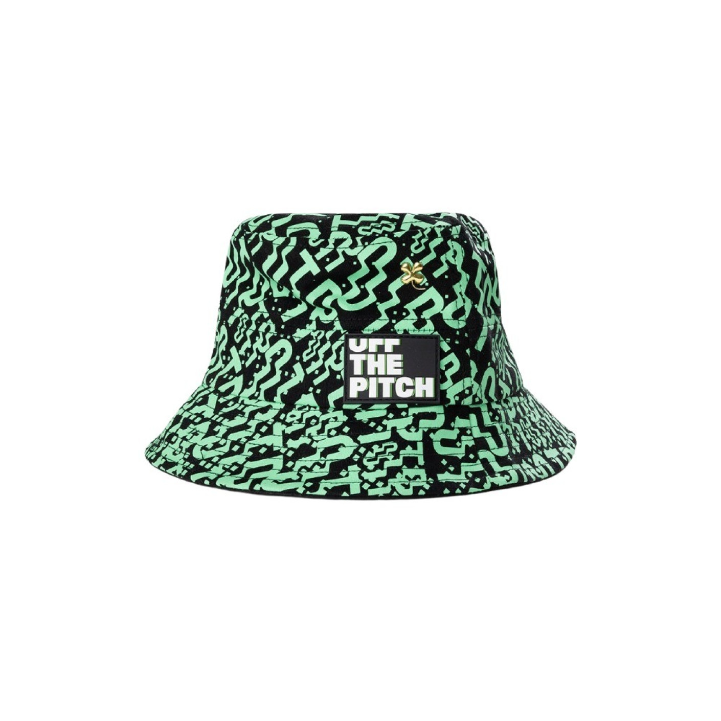 Off The Pitch X Robey Davies Bucket Hat Zwart Groen