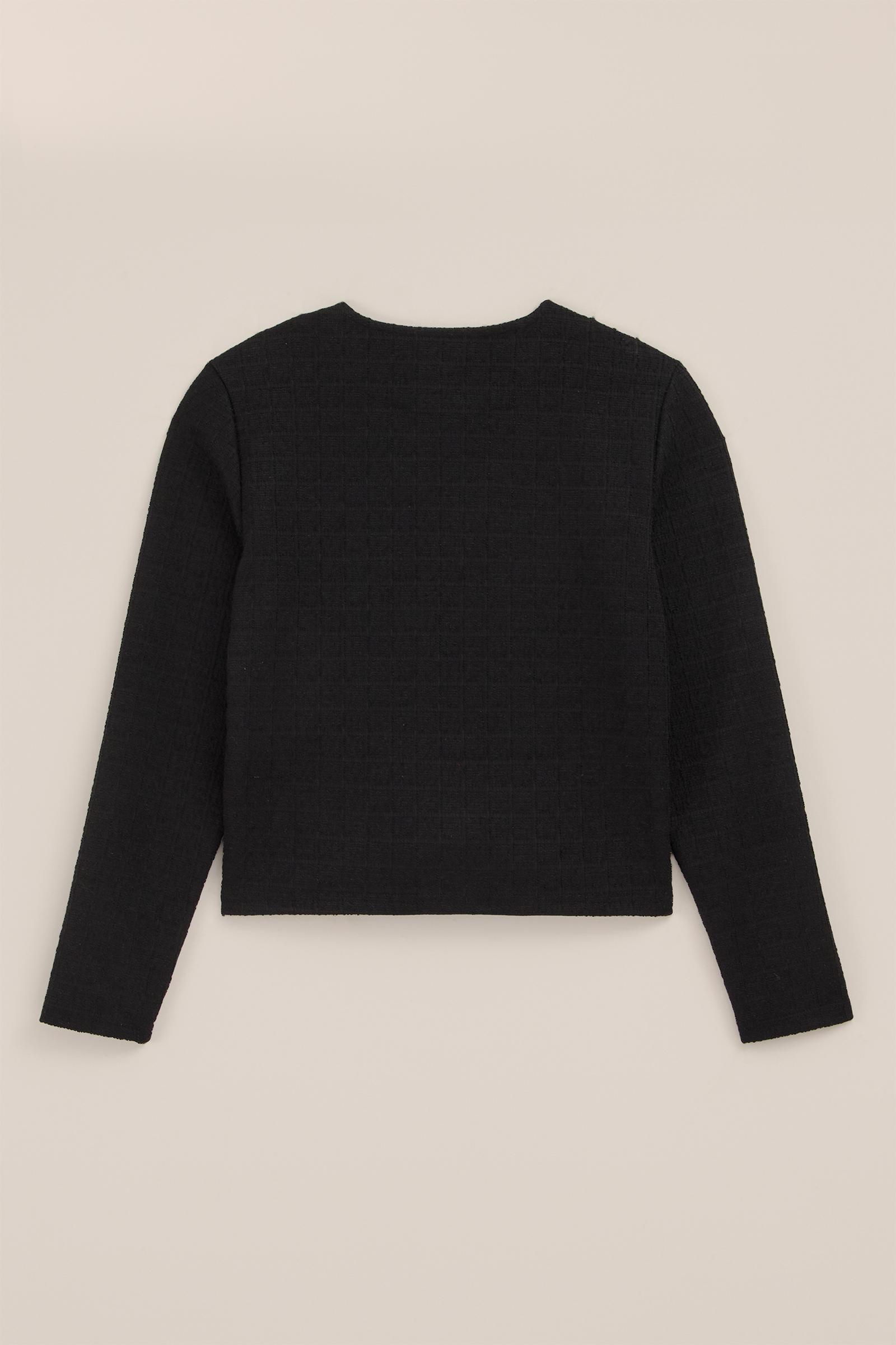 Meisjes bouclé vest WE Fashion Zwart