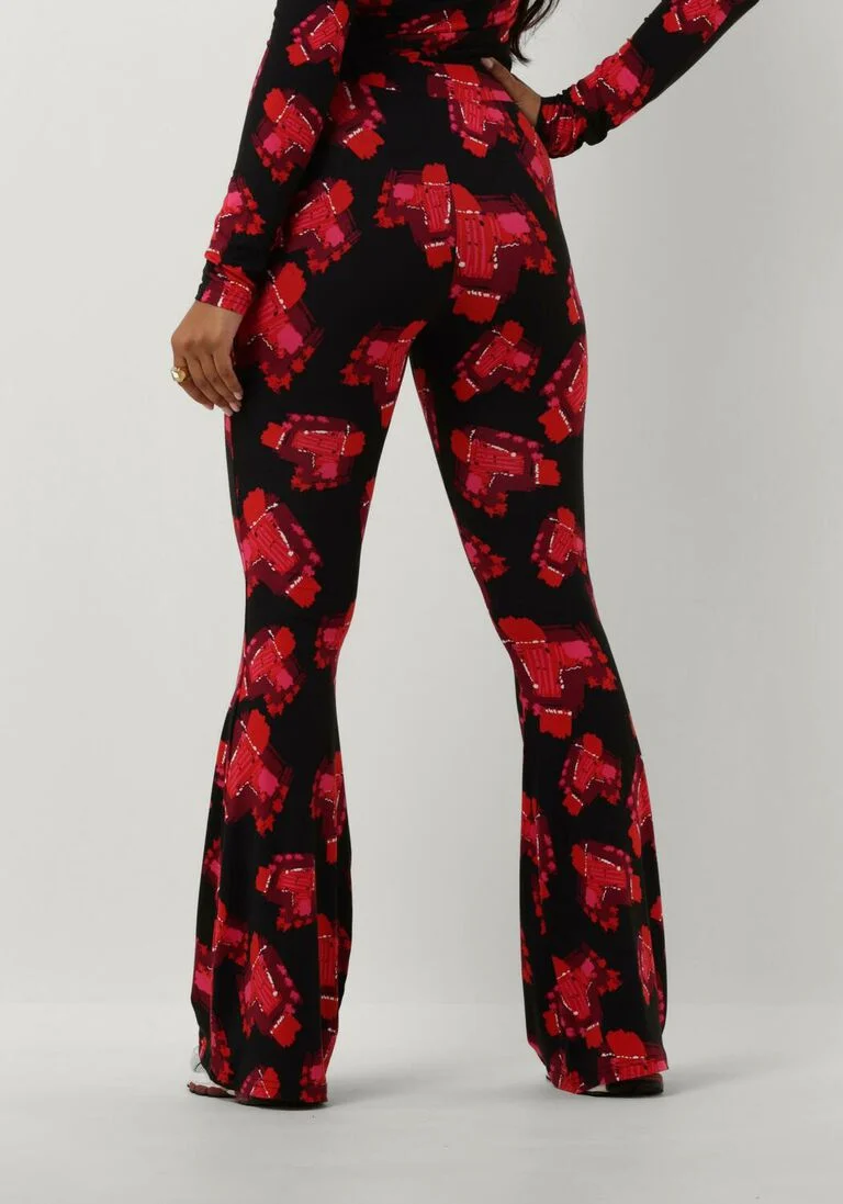 REFINED DEPARTMENT zwarte refined department flared broek abba