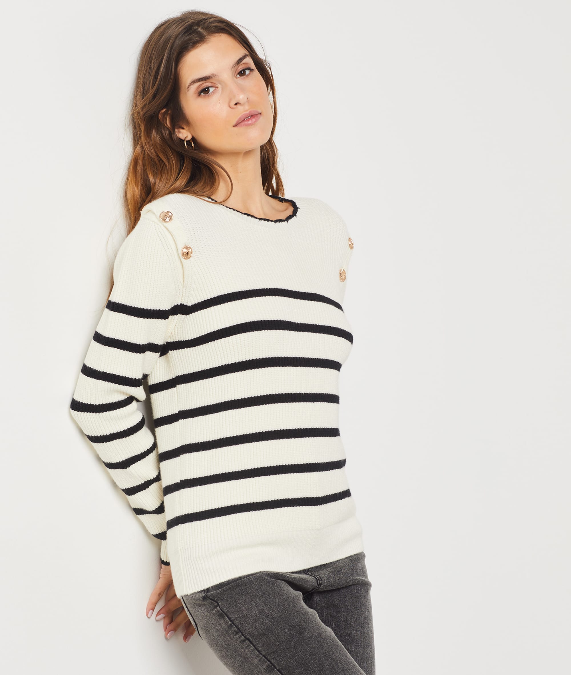 Pull à rayures