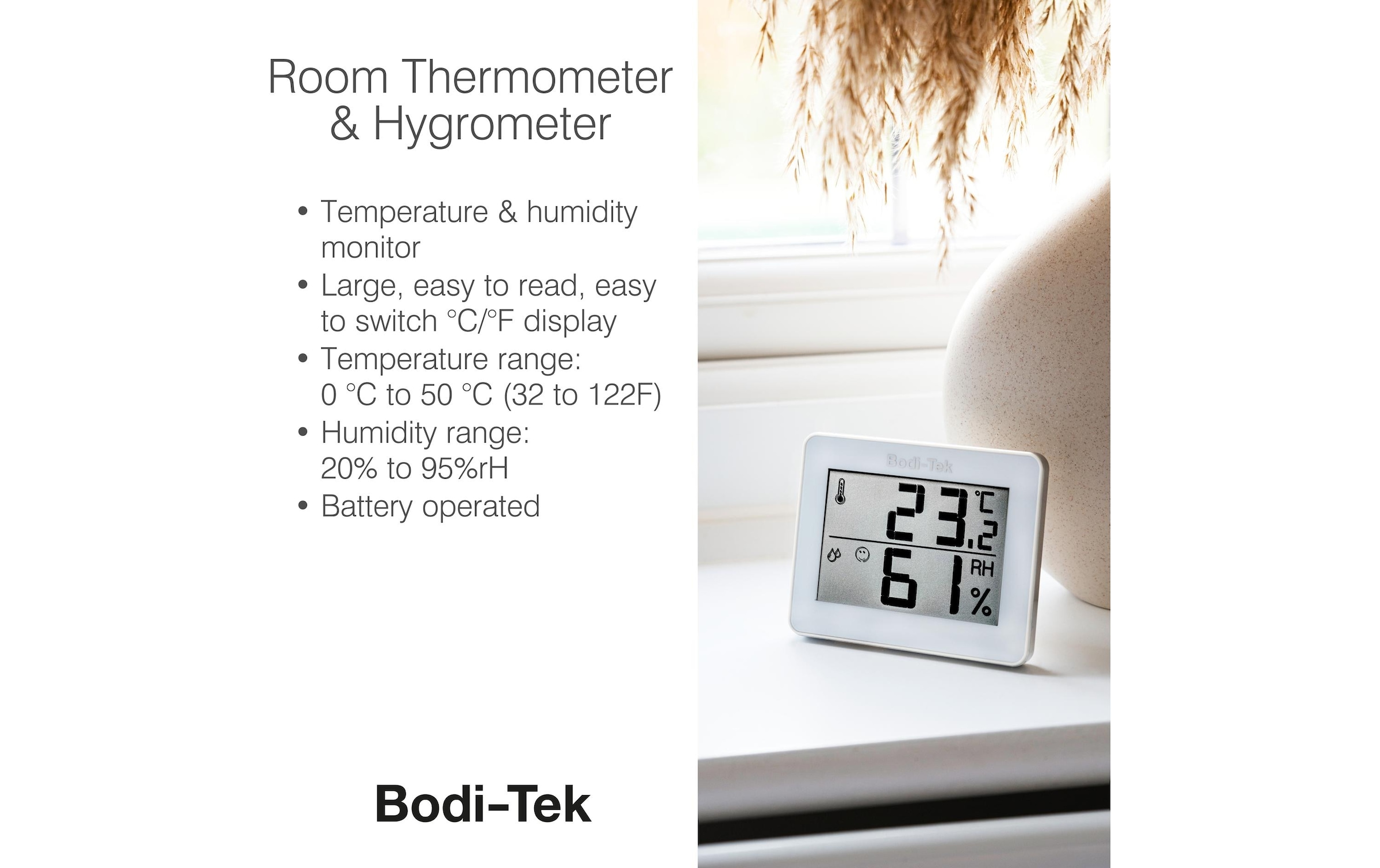 Bodi-Tek Innenwetterstation »BT-HGTH« ()