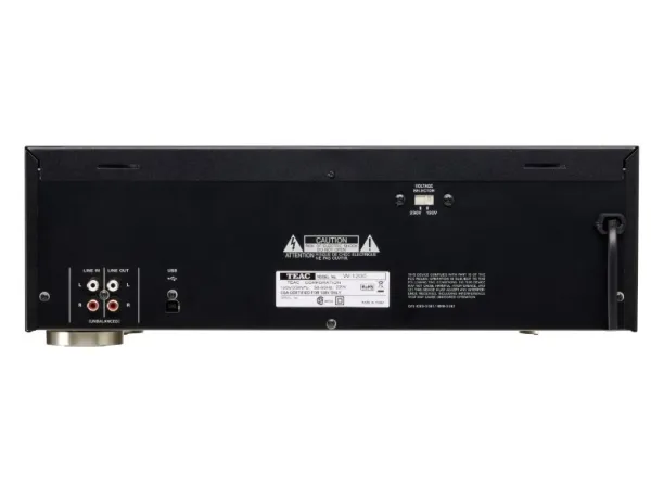 Teac W-1200 - Dobbelt kassettestation - sort