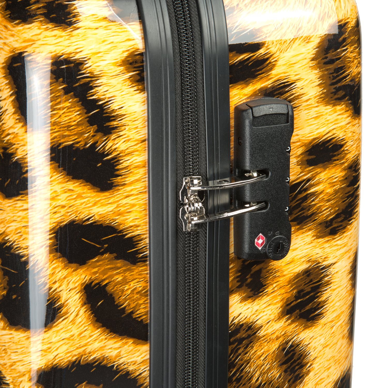 Princess Traveller Animal Print Cabin Trolley leopard II