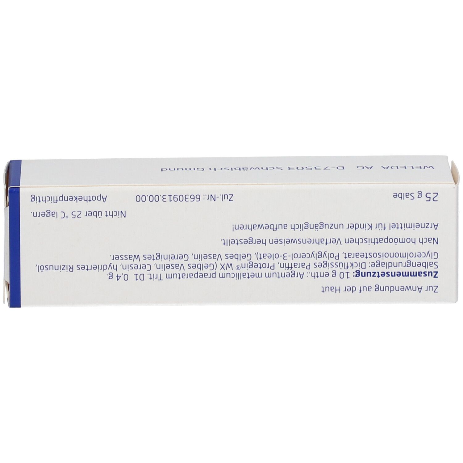 Argentum Metallicum Praep. 0,4% Salbe