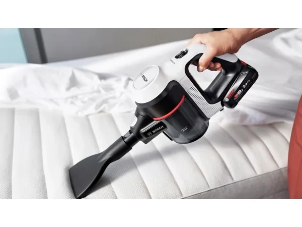 Bosch Unlimited 7 BCS711XXL - Støvsuger - pind/håndholdt (2-i-1) - uden pose - ledningsfri - hvid - 1 batteri, inkluderet oplader
