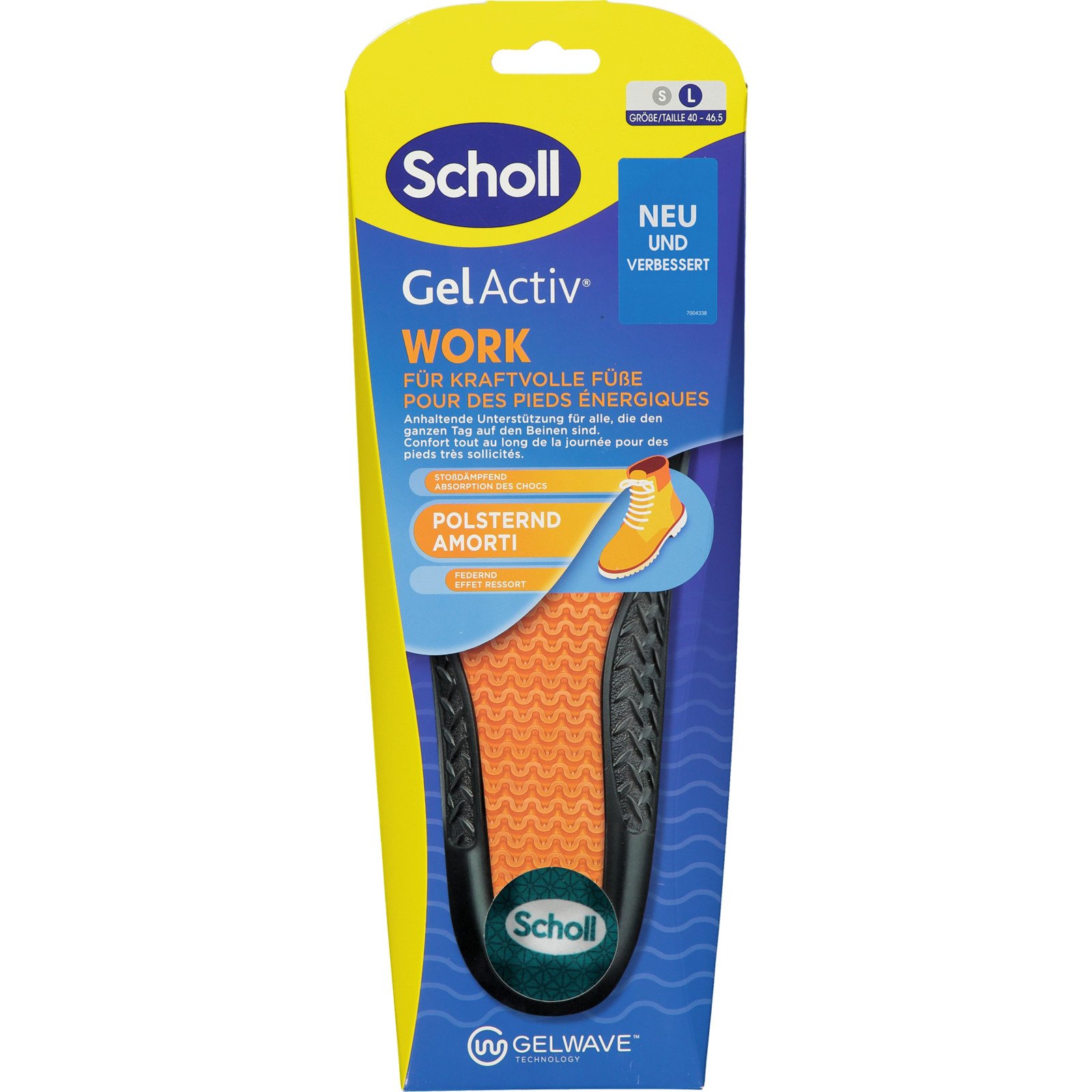 Scholl GelActiv Einlegesohle Work
