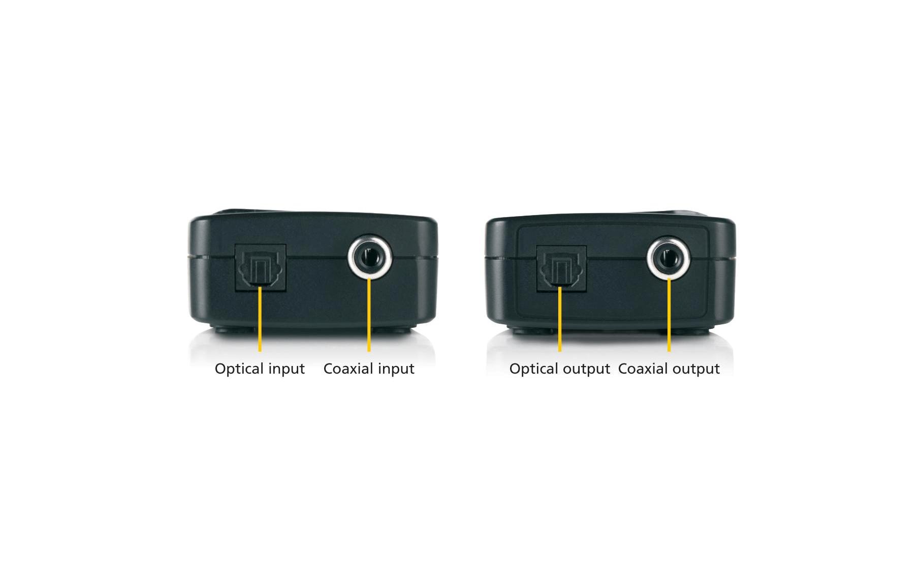 Konverter Connect TC22Digital-Audio-Konverter, Toslink auf Coaxial