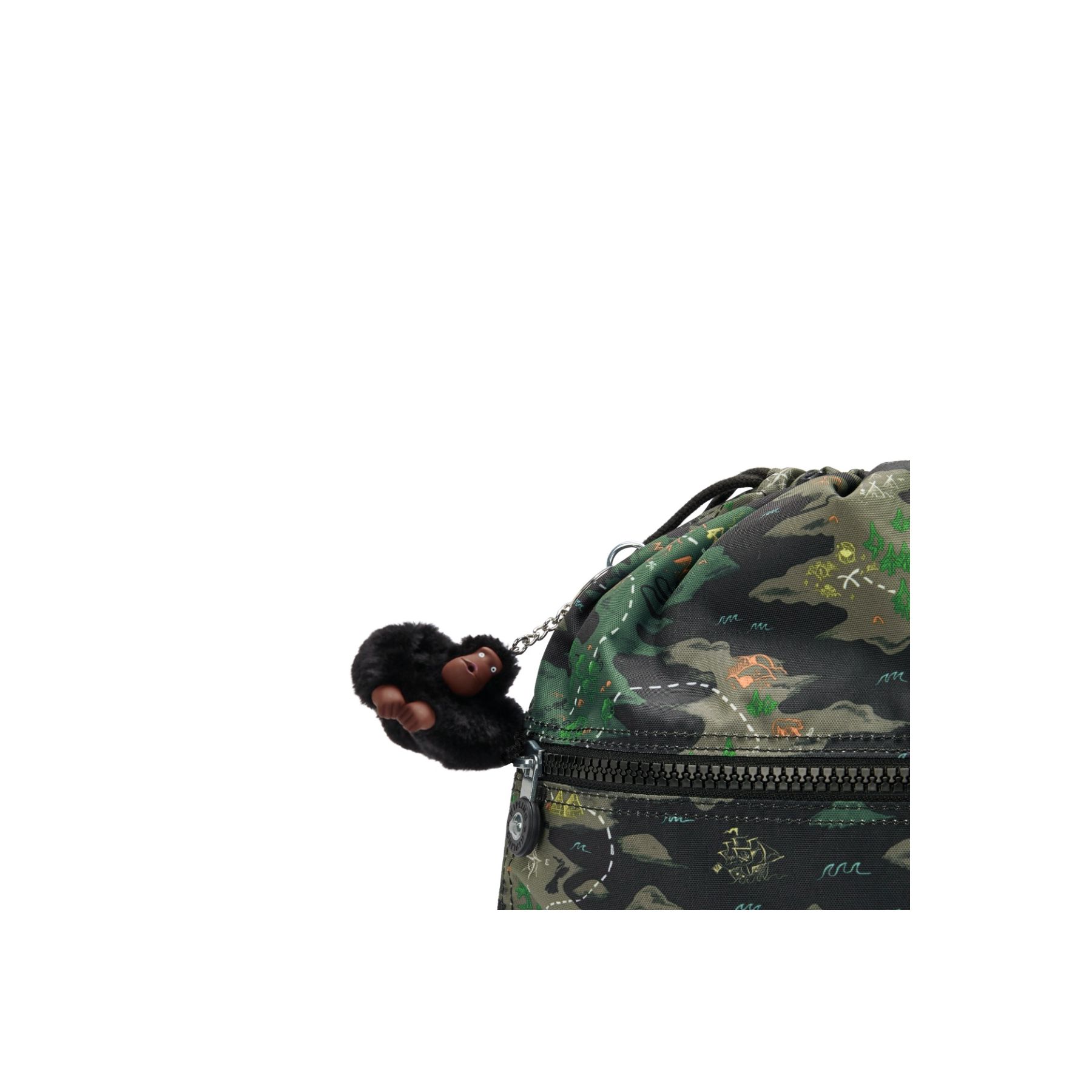 SUPERTABOO Sac moyen avec cordon de serrage - Camo Treasure