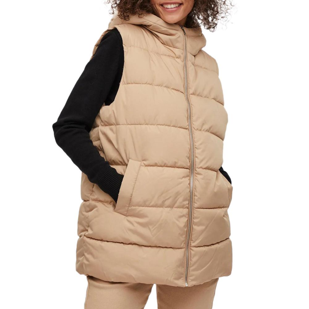 Vila Doudoune sans manches Beige Femme Vila Vitrish