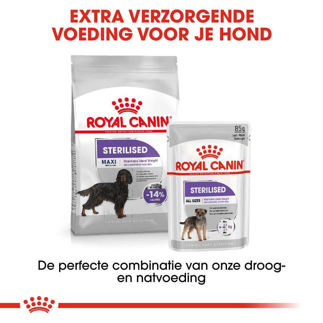 Royal Canin Sterilised Maxi  Adult - Hondenvoer - 12 Kilogram - gevogelte