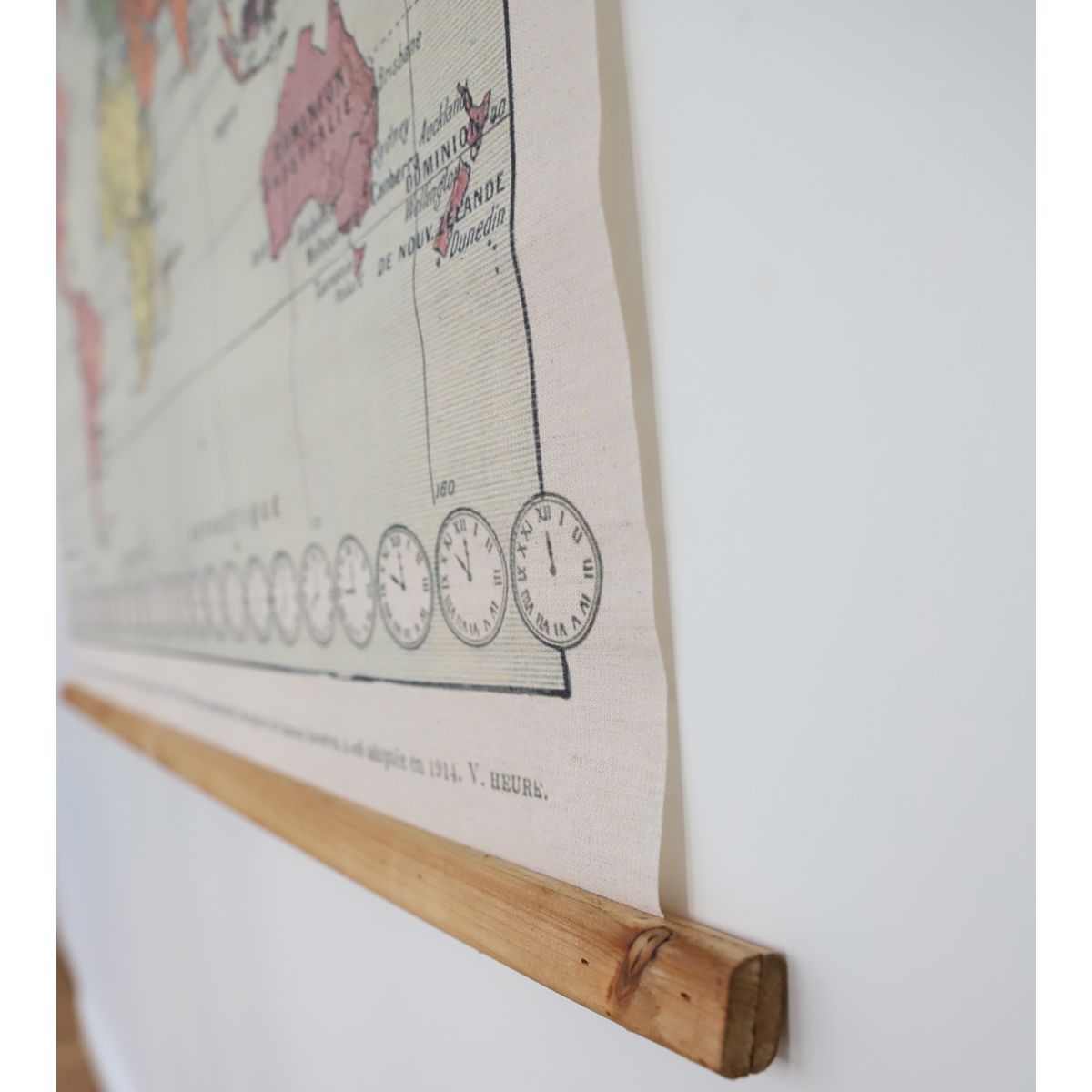 Poster tissu Mappemonde Atelier jasmin