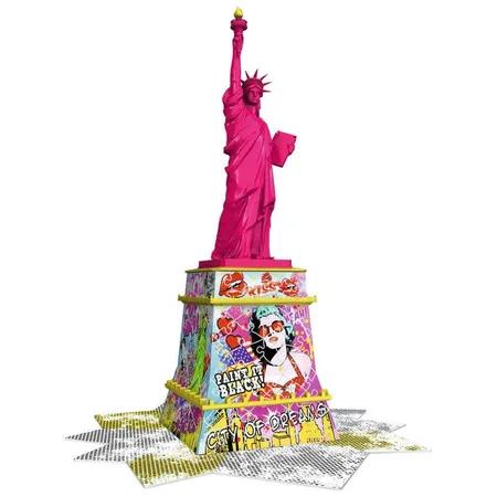 Ravensburger 3D Puzzle Freiheitsstatue Pop Art Edition, 108 Teile