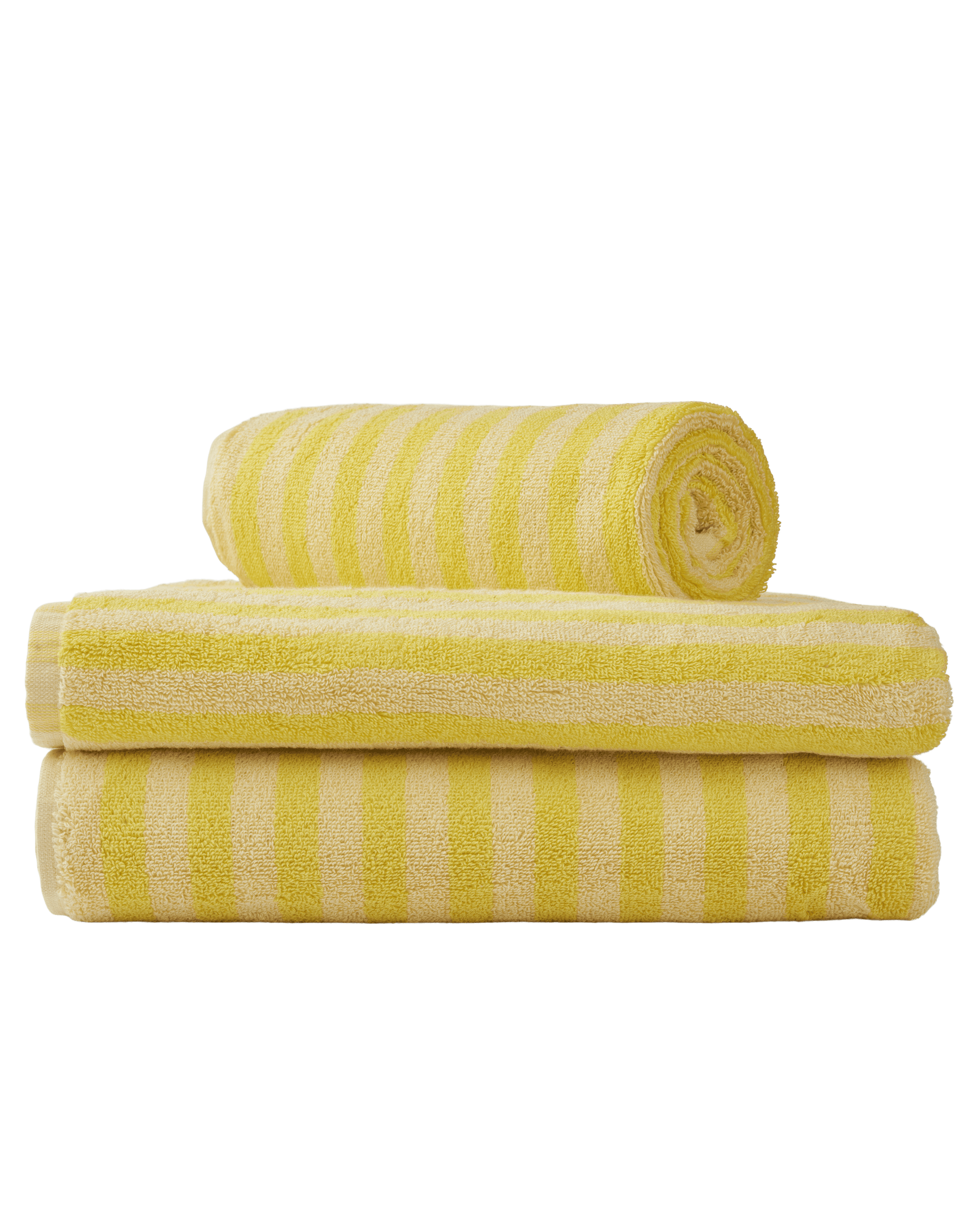 Bongusta  Naram håndklæde - Pristine & Neon Yellow