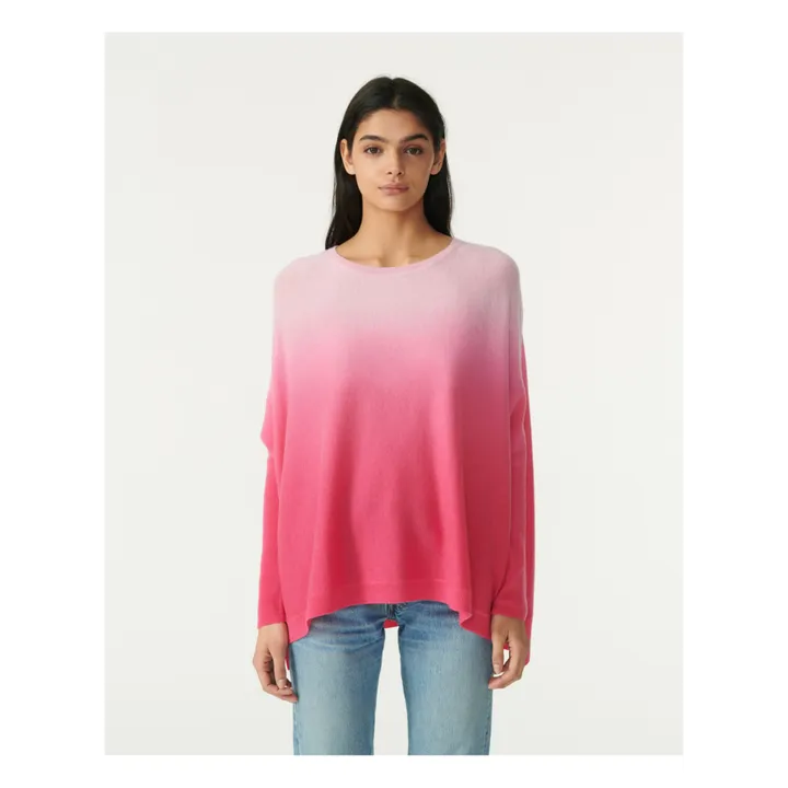 Kujten Pull Jessy Dye Cachemire | Rose bonbon