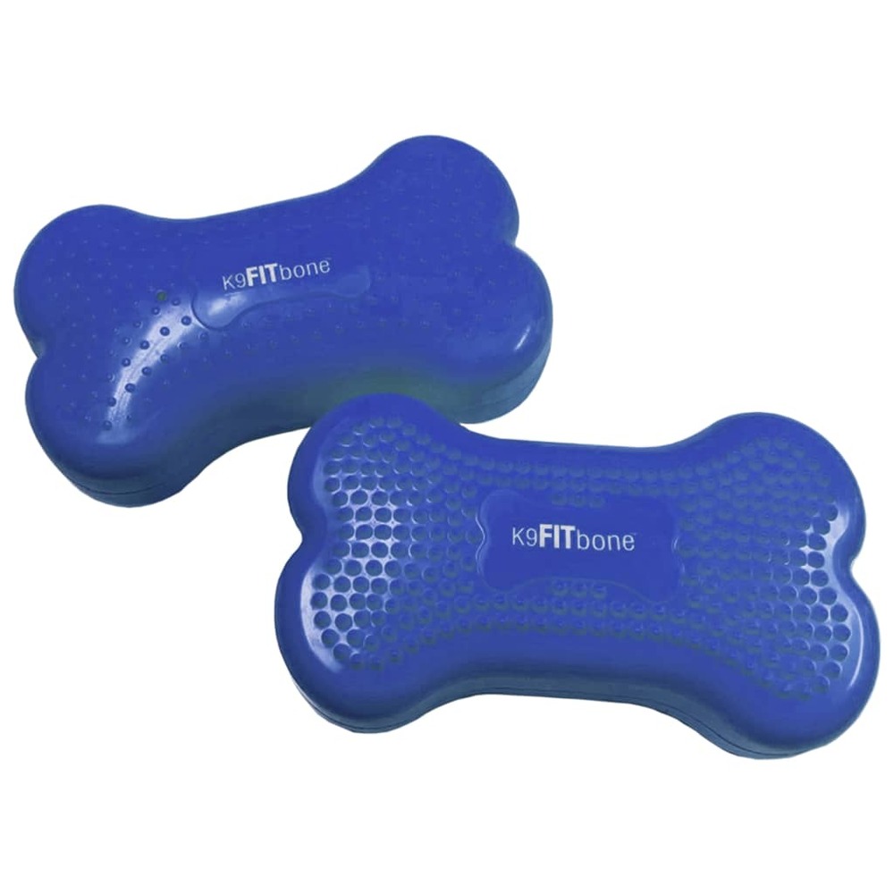 Plate-forme d'équilibre pour animaux de compagnie 2 pcs bleu