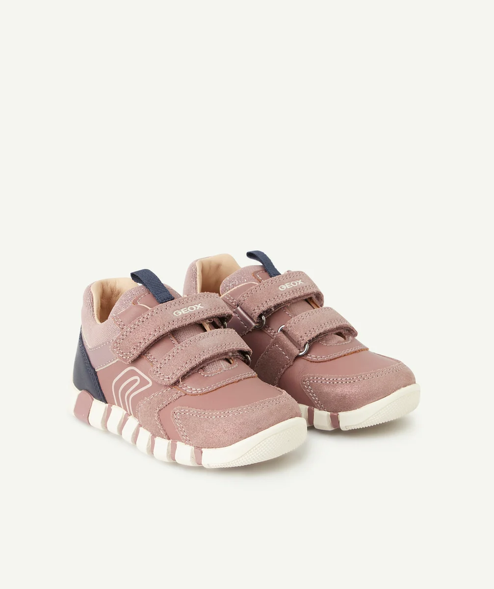 GEOXBASKETS IUPIDOO BÉBÉ FILLE ROSE ET BLEU