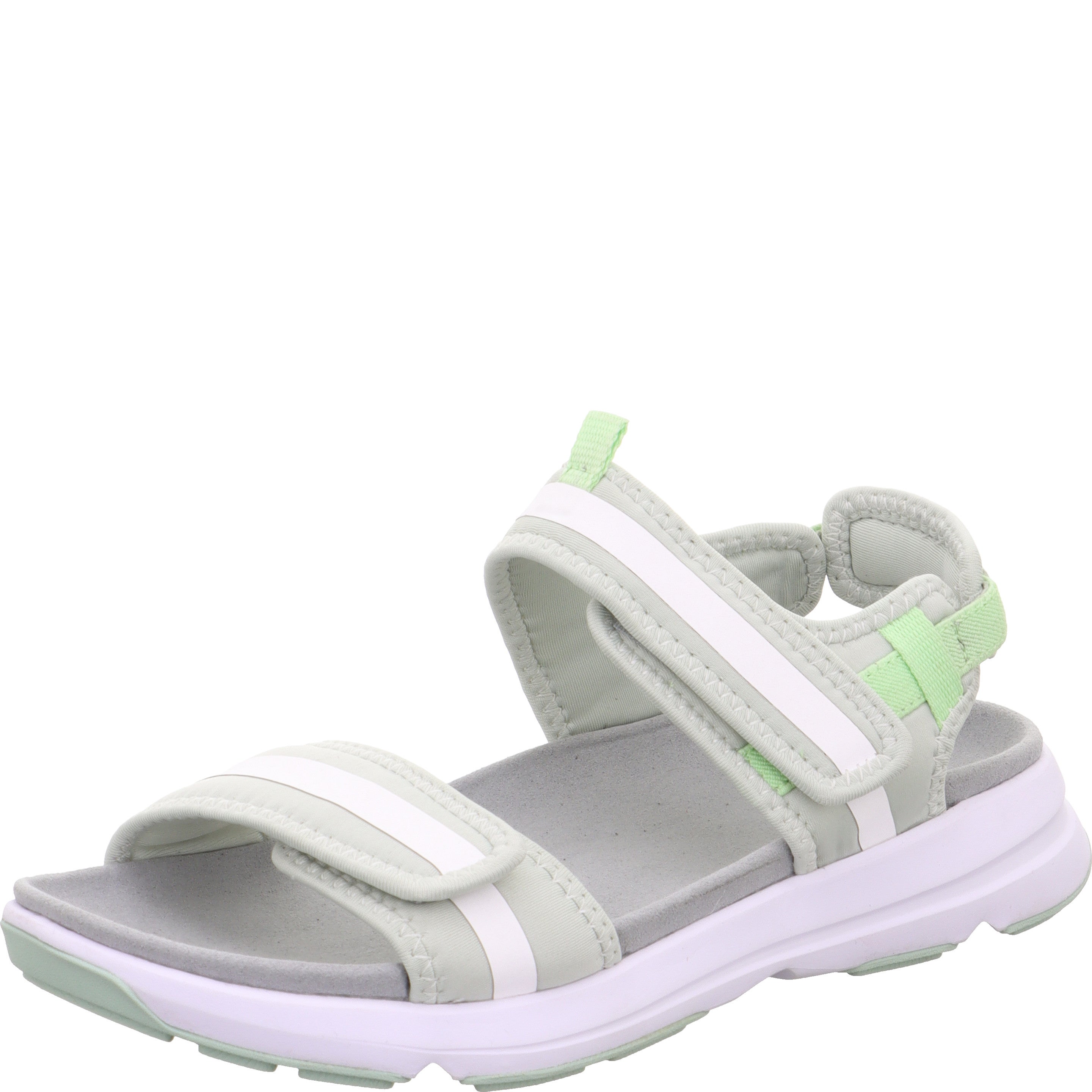 legero LIBERTY Damen  Sandale mit Klettverschluss - Farbe: Alga - Größe: 36