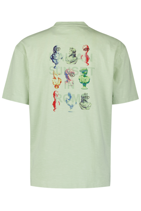NO-EXCESS groene heren t-shirt