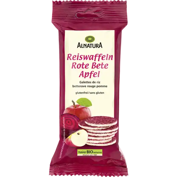 Bio Reiswaffeln Rote Bete Apfel
