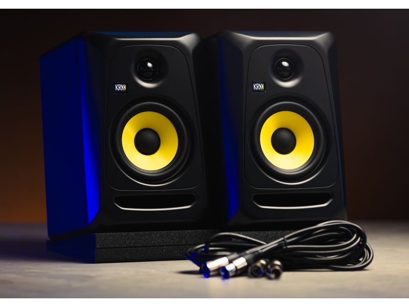 KRK Studiomonitore ROKIT 5 G3 Classic Pack Schwarz Professionelle Zwei-Wege-Studiomonitore