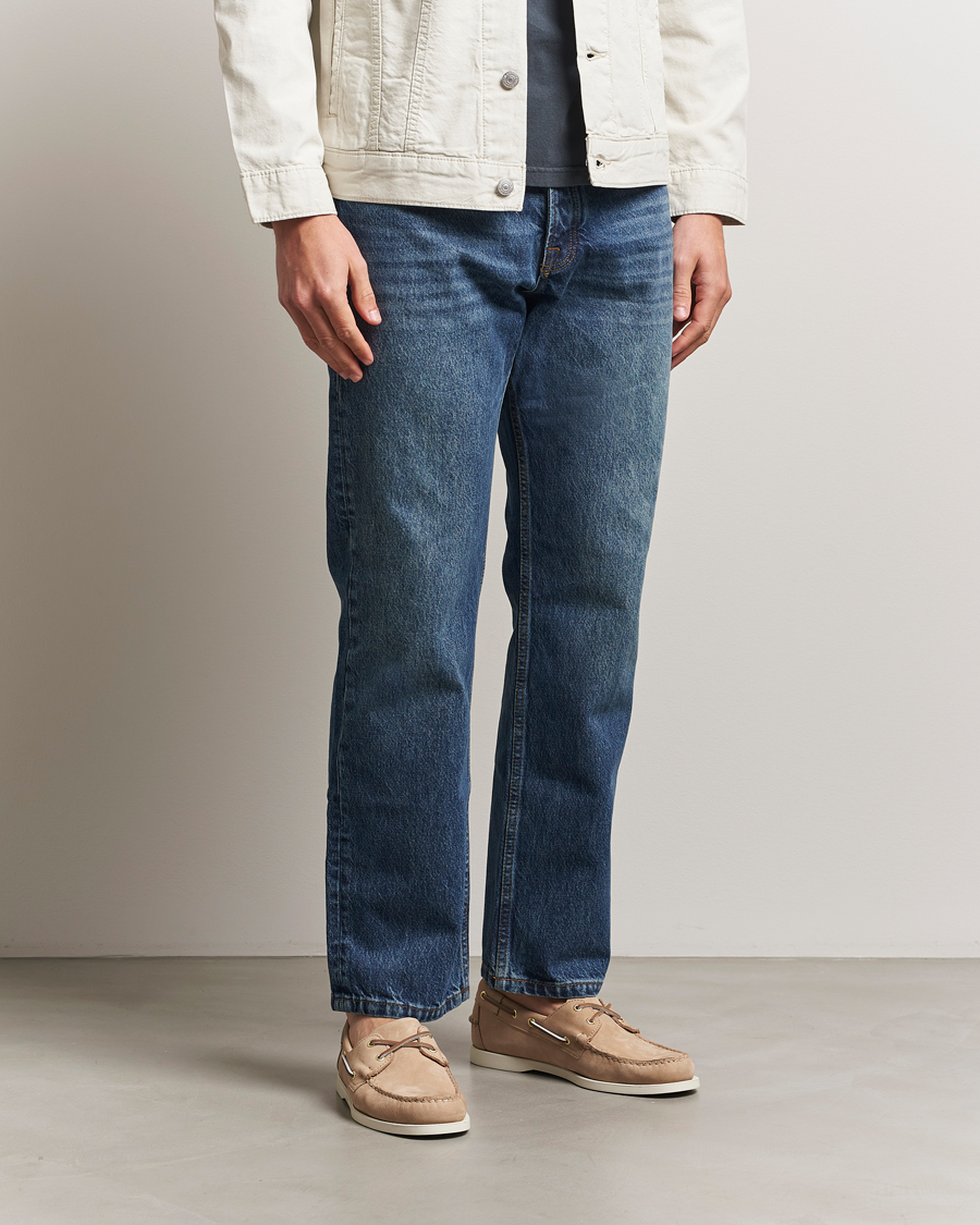 Sebago Docksides Portland Nubuck Boat Shoe Beige Camel