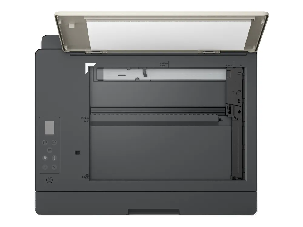 HP Smart Tank 5107 All-in-One - Multifunktionsprinter - farve - blækprinter - kan genopfyldes - Legal (216 x 356 mm) (original) - A4/Legal (medie) - op til 10 spm (kopiering) - op til 12 spm (udskriver) - 100 ark - USB 2.0, Wi-Fi(n), Bluetooth