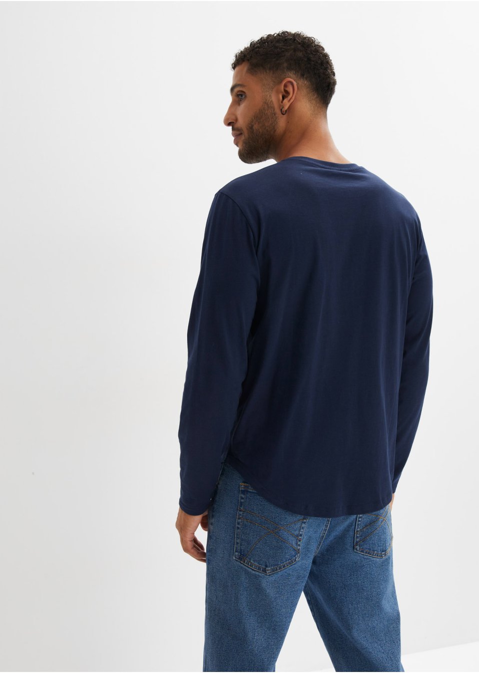 Lot 2 T-shirts manches longues en coton