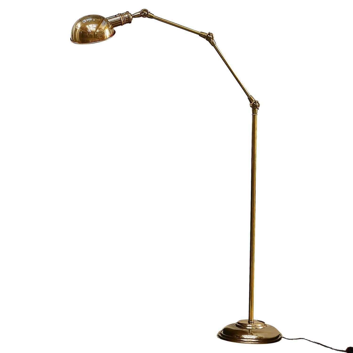 Stehlampe Tulsa messing
