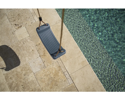 FLAIRSTONE Natuursteen Terrasplaat Bari Travertin Romeins Patroon Set = 1,48 m²