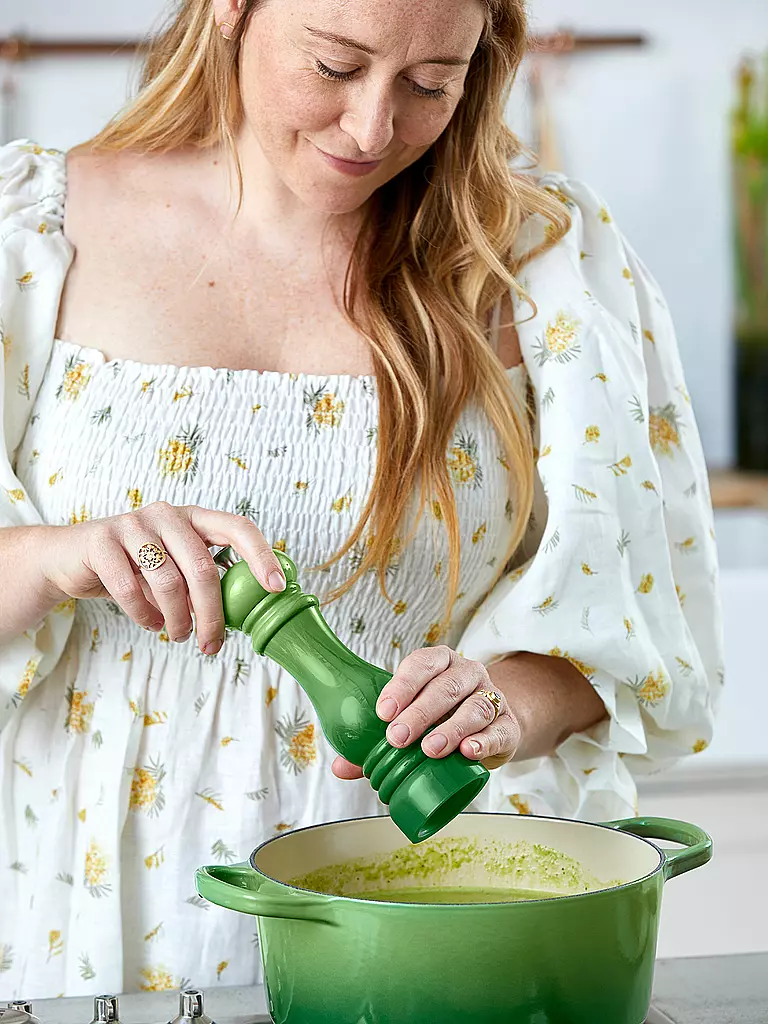 LE CREUSET Salzmühle 21cm Bamboo Green grün