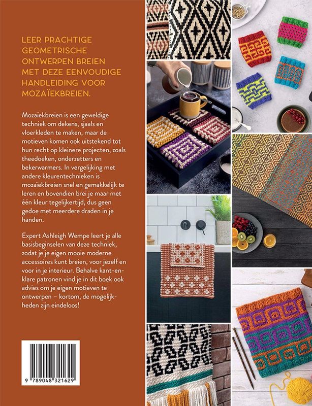 Boek - Mozaïekbreien - Geometrische Ontwerpen - Ashleigh Wempe