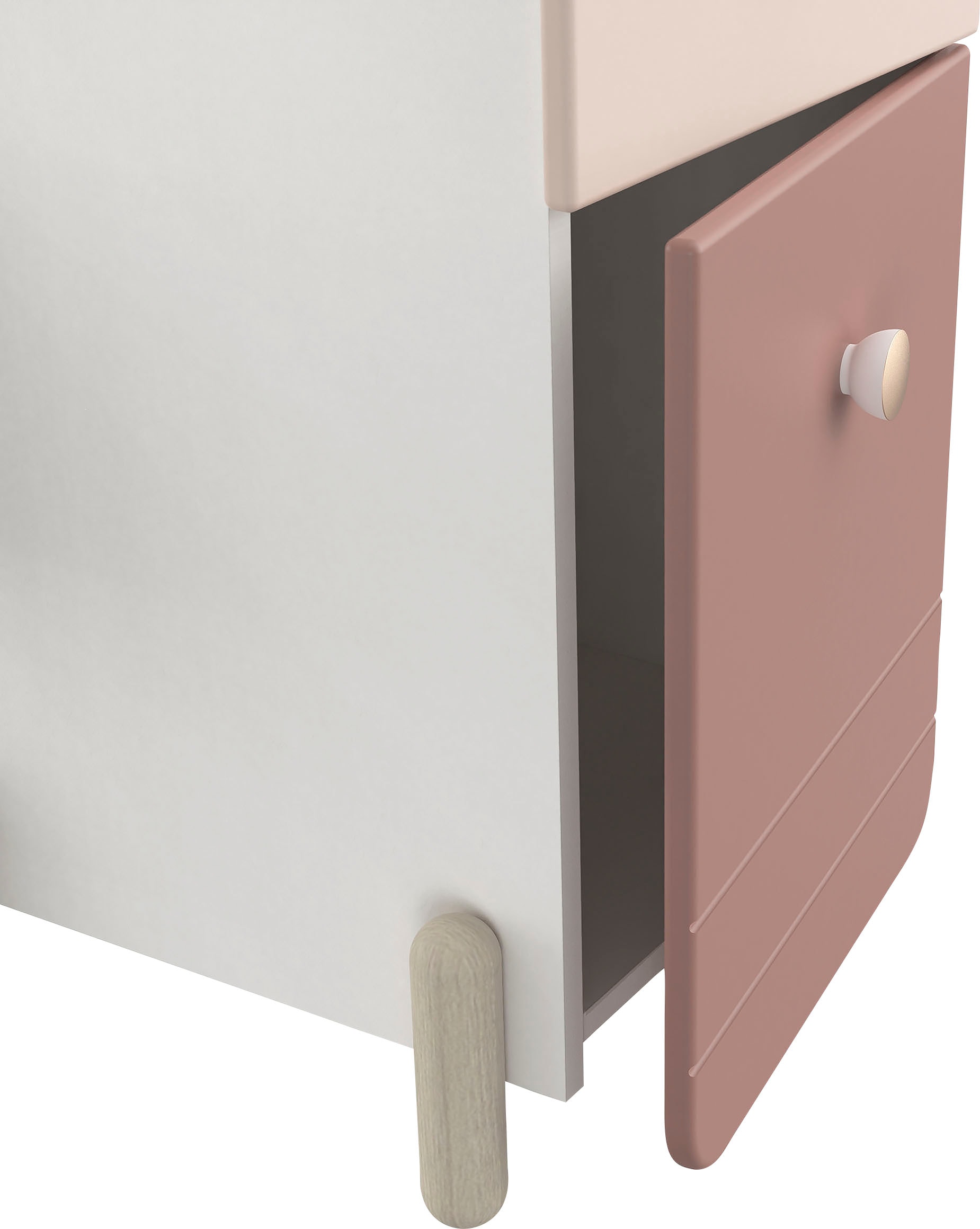 Demeyere GROUP Kinderschreibtisch »Jade« Schublade, Stauraum, Runde Knopfgriffe mit Roségold-Finish