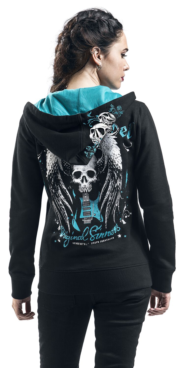 Freaking Out Loud | Rock Rebel by EMP Sweat-shirt zippé à capuche