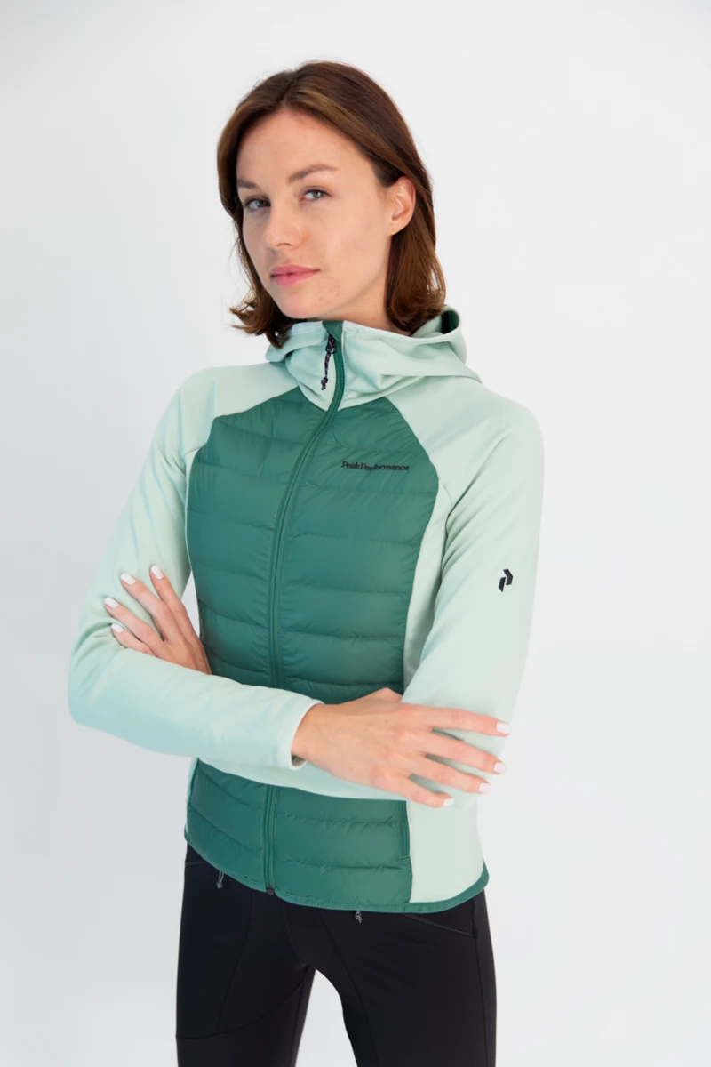 PEAK PERFORMANCE Down Hybrid Hood Damen Daunenjacke