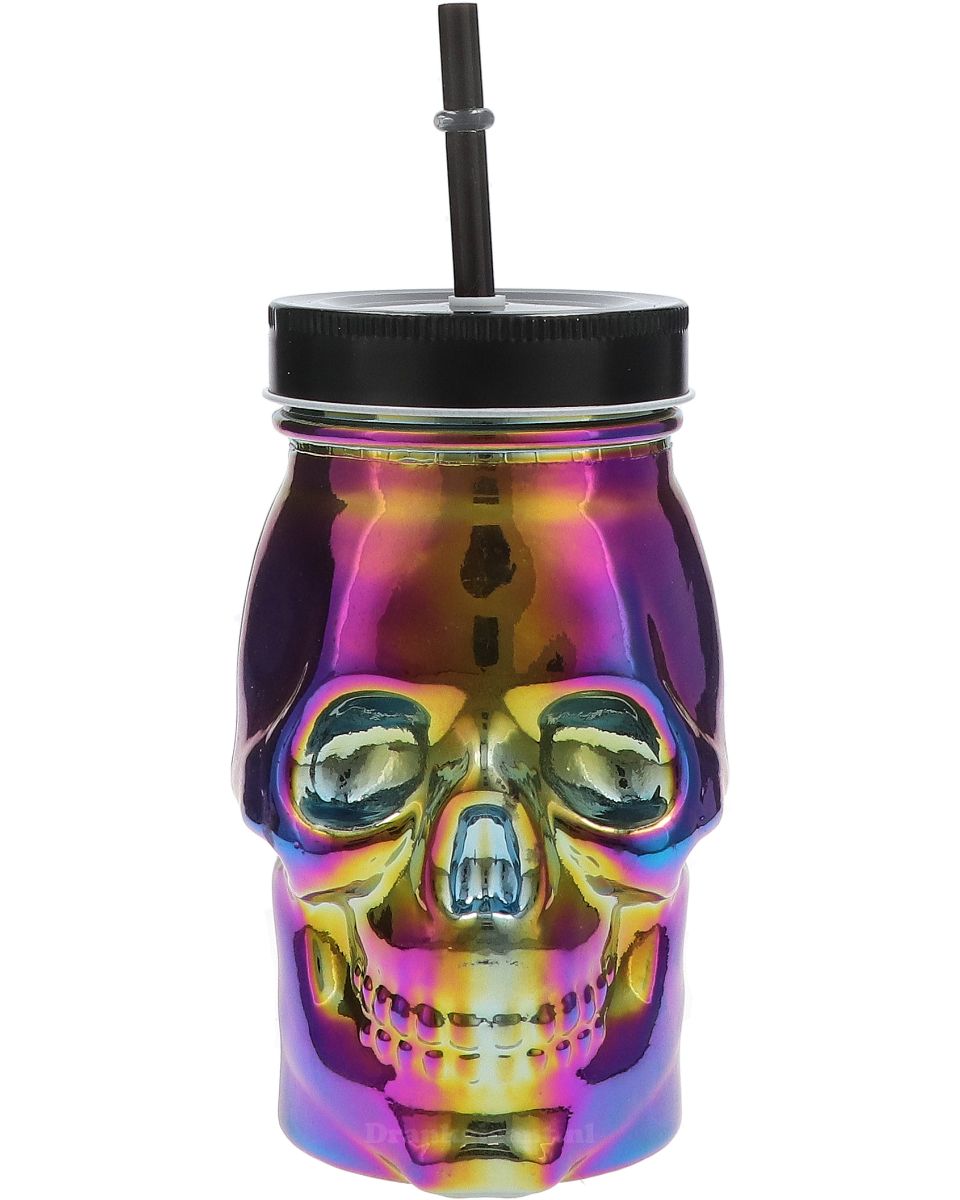 Cosy & Trendy SKull Bokaal Multichroom Look 50 cl