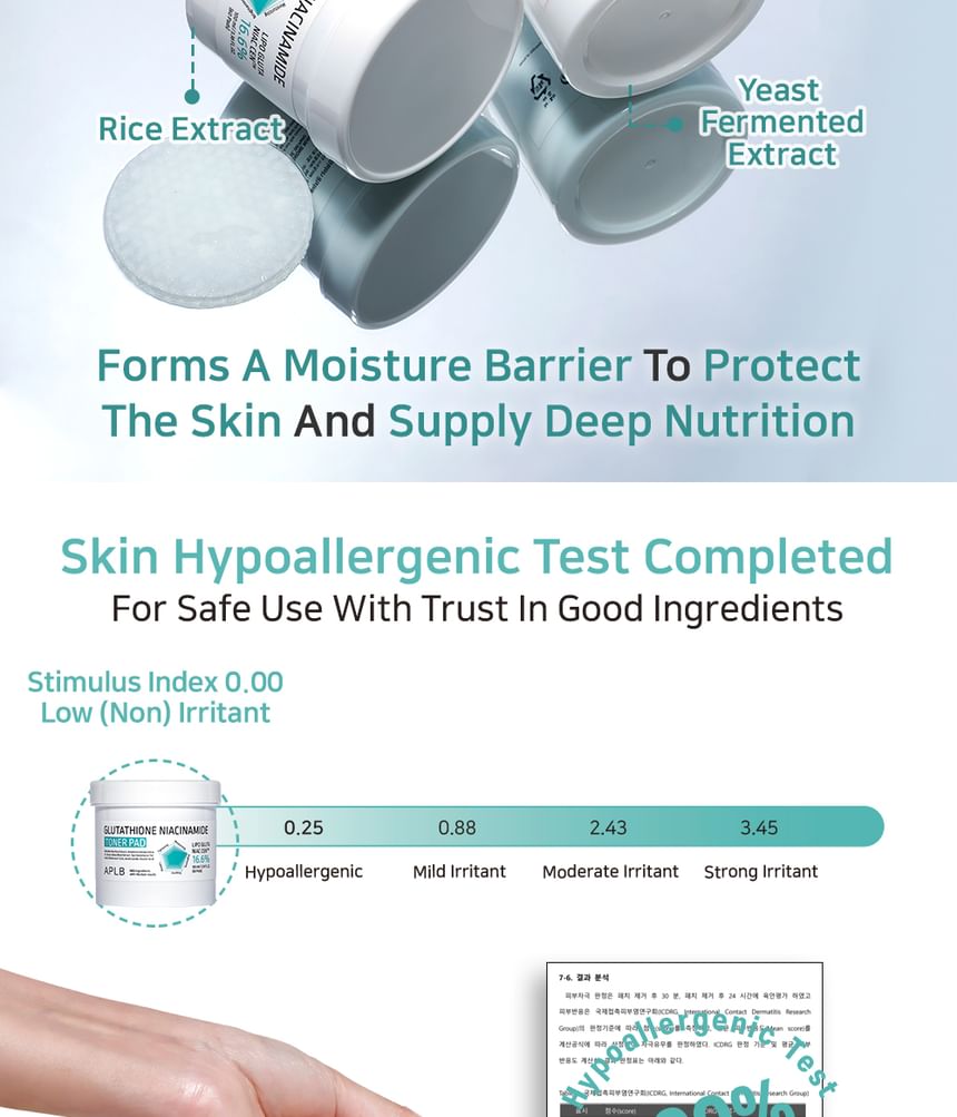 APLB - Glutathion Niacinamide Toner Pad