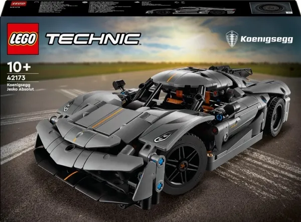 LEGO Technic 42173 Koenigsegg Jesko Absolut-hyperbil – grå