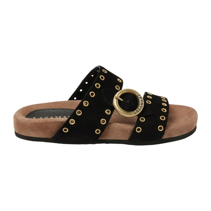 Lazamani Two Straps One Buckle Slippers Dames